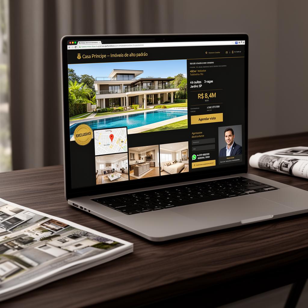 Imobiliário — Portfólio de alto padrão